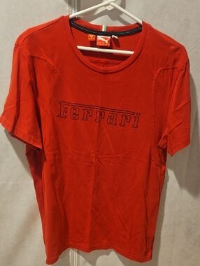 Ferrari Red Short Sleeve Logo T-Shirt